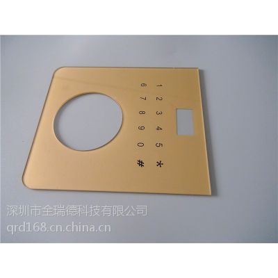 视窗控制面板加工 智能家居电子电器触摸镜片面板 雕刻丝印图3