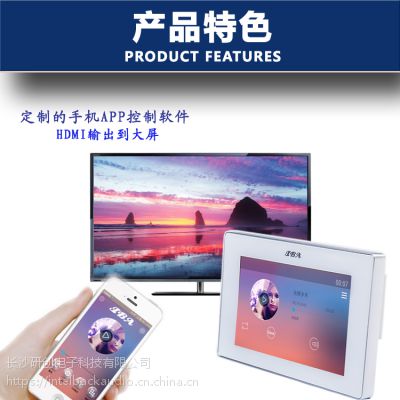 智能家居背景音乐系统IBA艾比耳107单体机 嵌入式安装 智能语音控制图3