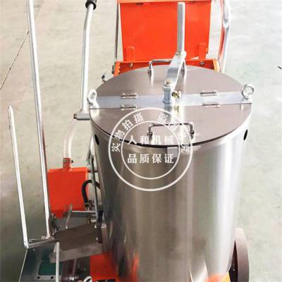 供应热熔道路交通标线机 城市路面黄线禁止线虚实线箭头指示线划线机图2