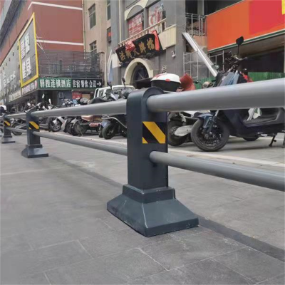 城市道路人行道交通护栏 车道隔离栏 镀锌钢管 表面喷涂图3