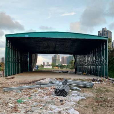 广西防城市 ***制作活动雨棚 户外收缩推拉棚 大型遮阳雨蓬厂家图3