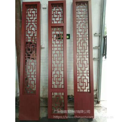 城市街道升改造铝花格 中学装饰中式铝合金花格图1