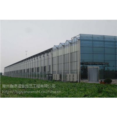 南充花卉展厅智能玻璃温室大棚工程建设厂家欢迎各界领导实地考察图1