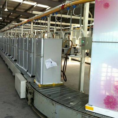 卓鼎机械设备生产之电冰箱自动喷涂生产线