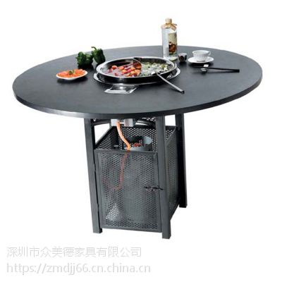 众美德cz-40深圳厂家***/节能环保***火锅桌/***智能***火锅设备图2