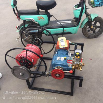 智能遥控果树喷药机/环保节能电动遥控打药机/自动收管喷雾器图2