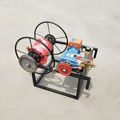 智能遥控果树喷药机/环保节能电动遥控打药机/自动收管喷雾器图3