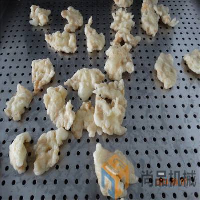 智能环保鸡米花油炸机， 牙签肉油炸机，成套油炸风冷设备生产线。图2