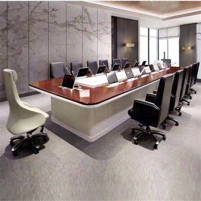 智能会议桌 升降器会议桌 现代简约会议桌 布兰斯 环保油漆
