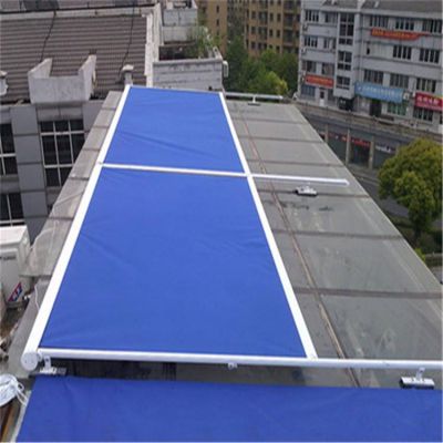 铝合金天幕帘 简欧防雨凉亭 智能控制系统 节能环保 维景图1