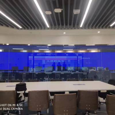 智能电控调光玻璃光电玻璃膜电子贴膜通电透明断电雾化投影膜图2