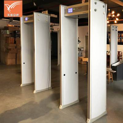 7寸彩屏安检门_TC-6016D电子厂防盗窃安检门_天鹰安防智能金属安检门批量供应图2