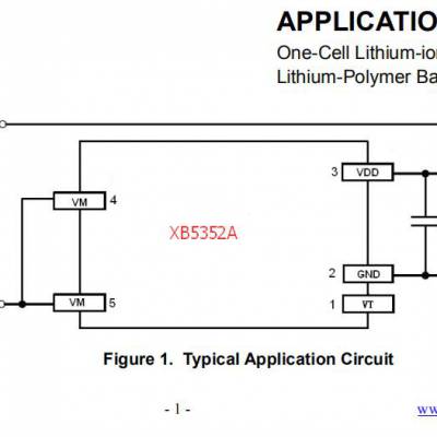 XB5352A二合一单节锂电保护芯片美容仪TWS保护板图2