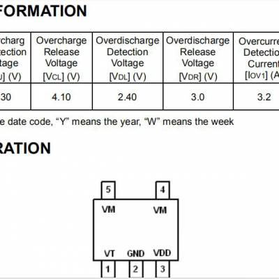 XB5352A二合一单节锂电保护芯片美容仪TWS保护板图1