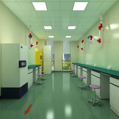 建设实验室 万源市智慧智能医院实验室设计建设施工 医疗器械净化车间平面图标准化图1