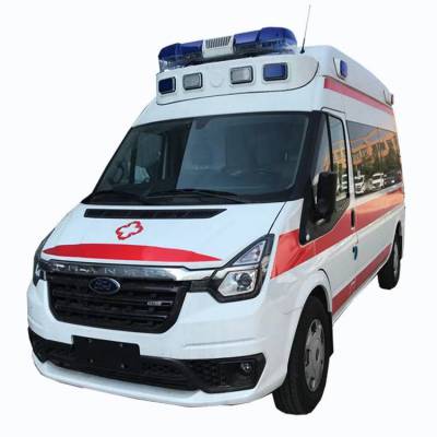 福特V348救护车 长轴高顶柴油自动档 5G智能医疗监护急救车图2