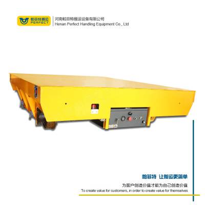 ***大吨位工业蓄电池智能遥控轨道搬运设备平移车转运车间无人驾驶物流平台直行弧形转弯平板地爬小车图3