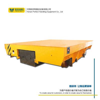 ***大吨位工业蓄电池智能遥控轨道搬运设备平移车转运车间无人驾驶物流平台直行弧形转弯平板地爬小车图2