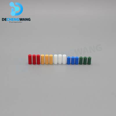 【德氟】铁氟龙定制@聚四氟乙烯5G通信绝缘子@非标四氟***零件@PTFE产品图1