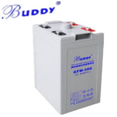 宝迪BUDDY蓄电池2V500AH GFM-500基站通信变电站储能备用电池