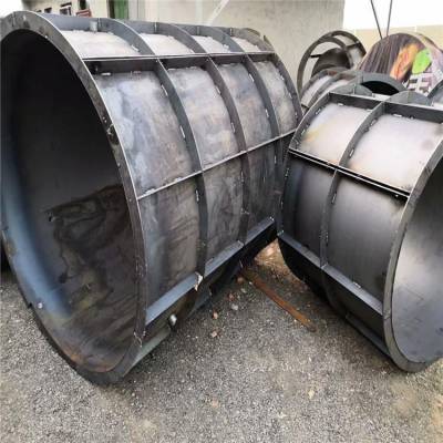 圆形检查井钢模具 污水渗水井 水泥观察井 预制通信检查模具图1