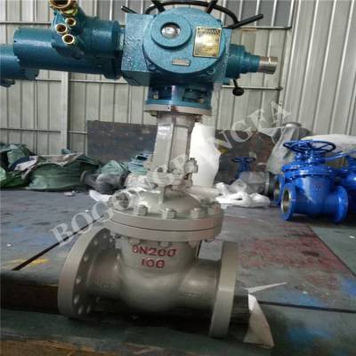 Z941H-160C 高压电动法兰闸阀 水库电站用闸阀 无线通信电动阀门图1