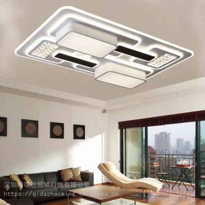 智能家居照明客厅吸顶灯简约北欧风格***图2
