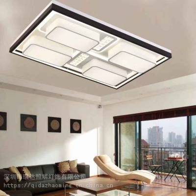 智能家居照明客厅吸顶灯简约北欧风格***图3