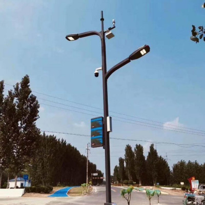 定制安装LED多功能智慧路灯 城市道路5G物联网基站带信息屏智慧路灯 一体化智慧照明路灯 厂家直供