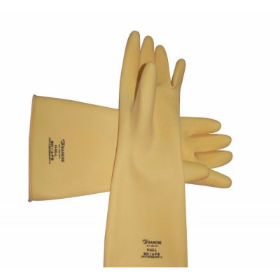 氨用橡胶工业手套 防酸防碱 氨用防护手套 加长加厚60cm防氨手套