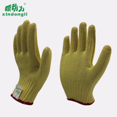 供应新动力芳纶防割防护手套9寸（均码）  防割手套厂家防割手套批发