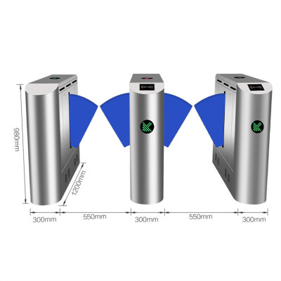 人行通道摆闸系统 智能安防便捷操作 医院写字楼出入口用英龙国瑞品牌