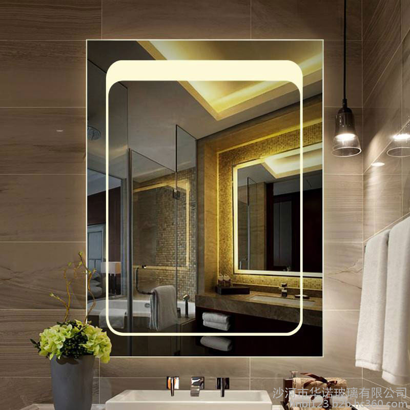 免费打样 智能灯镜 椭圆灯镜 三折灯镜 防雾智能灯镜图3