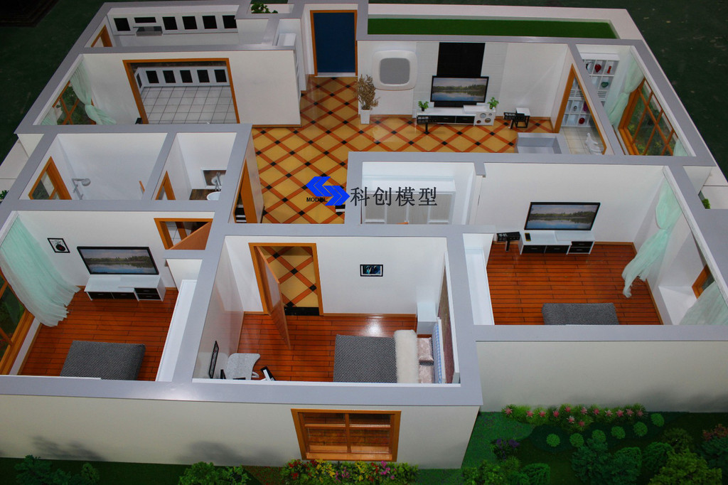 安全工控模型 智能安全工控模型 居家安全工控模型 智能模型 智能家居模型图1