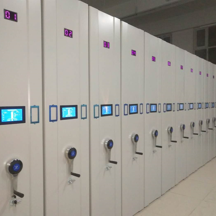 雄虎 智能密集架 智能电动密集柜价格 智能密集架生产厂家 电动密集架功能图1