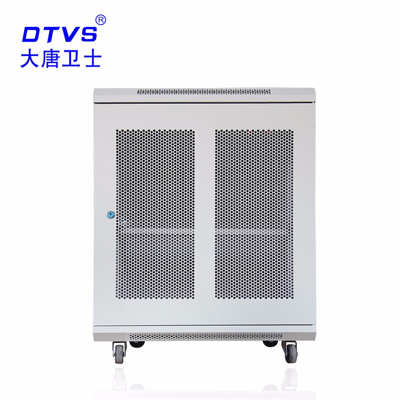 江苏盐城加厚版网络机柜 大唐卫士5012W 12U机柜 网门图2