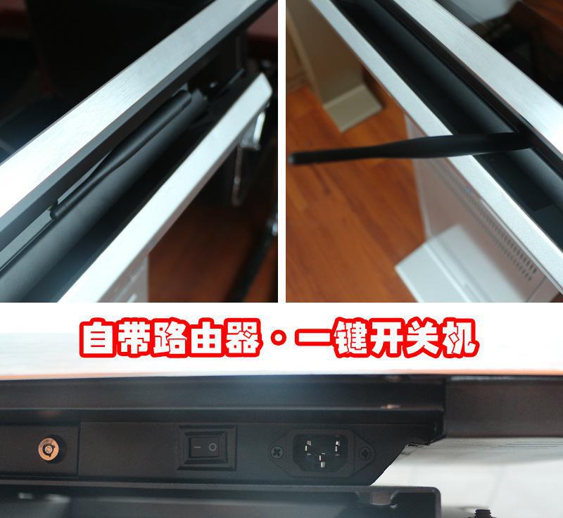 **包邮 壁挂 立式 32寸触摸一体广告机液晶高清防水网络播放器图2