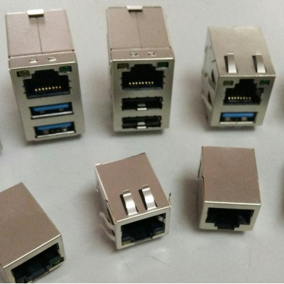 供应兴伸展电子RJ45插座/网络插座/RJ45水晶头PCB插座/5621 8P8C蓝色系列/RJ45网络插座接口母座