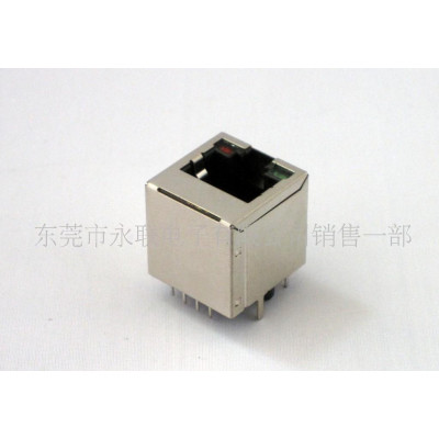 RJ45网络插座PCB0P10C插板式PCB网口
