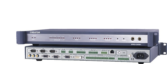 供应CREATOR快捷中控系统多媒体网络型可编程主机SPRO-CAV801图2