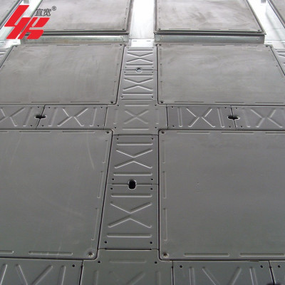 上海宜宽牌OA全钢架空活动地板 办公楼带线槽网络地板 布线方便美观 上海地区包安装 智能活动地板、OA网络地板