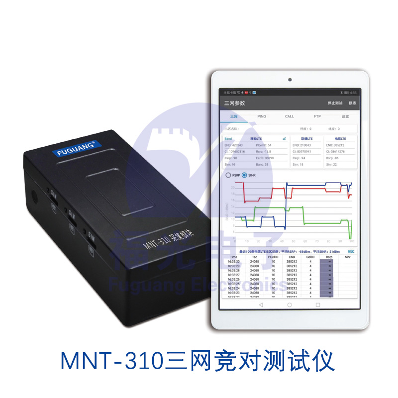 福光电子MNT-310三网竞对测试仪 移动联通电信2G/3G/4G多模块测试 网络覆盖评估 网络覆盖优化图1