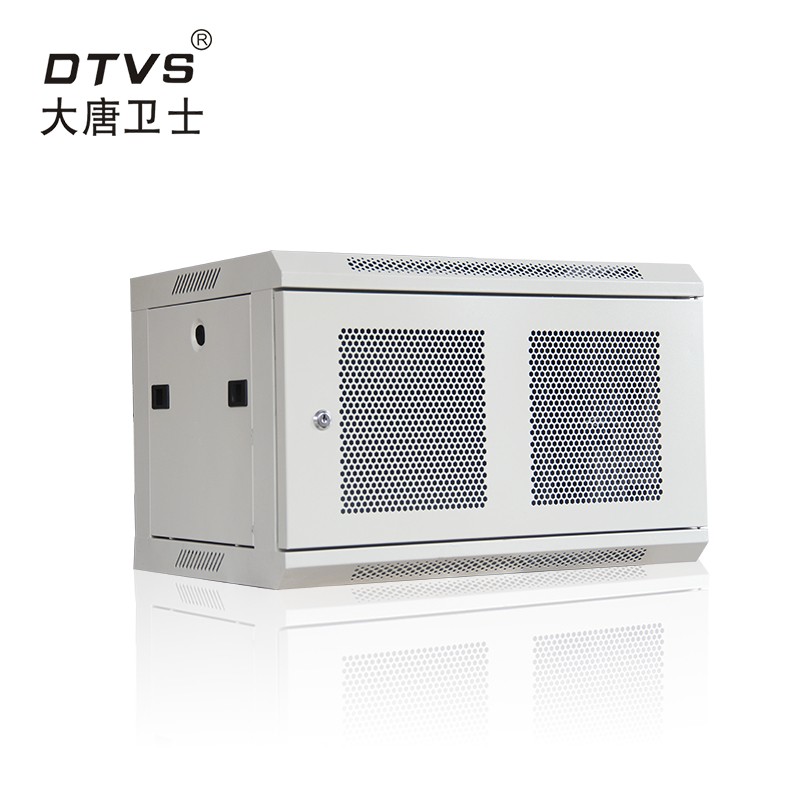 江苏常州加厚版网络机柜 大唐卫士5006W 壁挂式小机柜 网门图2