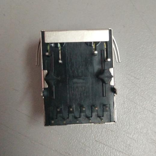 兴伸RJ45插座/网络滤波器/连接器TAB-DOWN系列/1000M带弹带不规则灯产品RJ45连接器网络插座网络接口母座图1