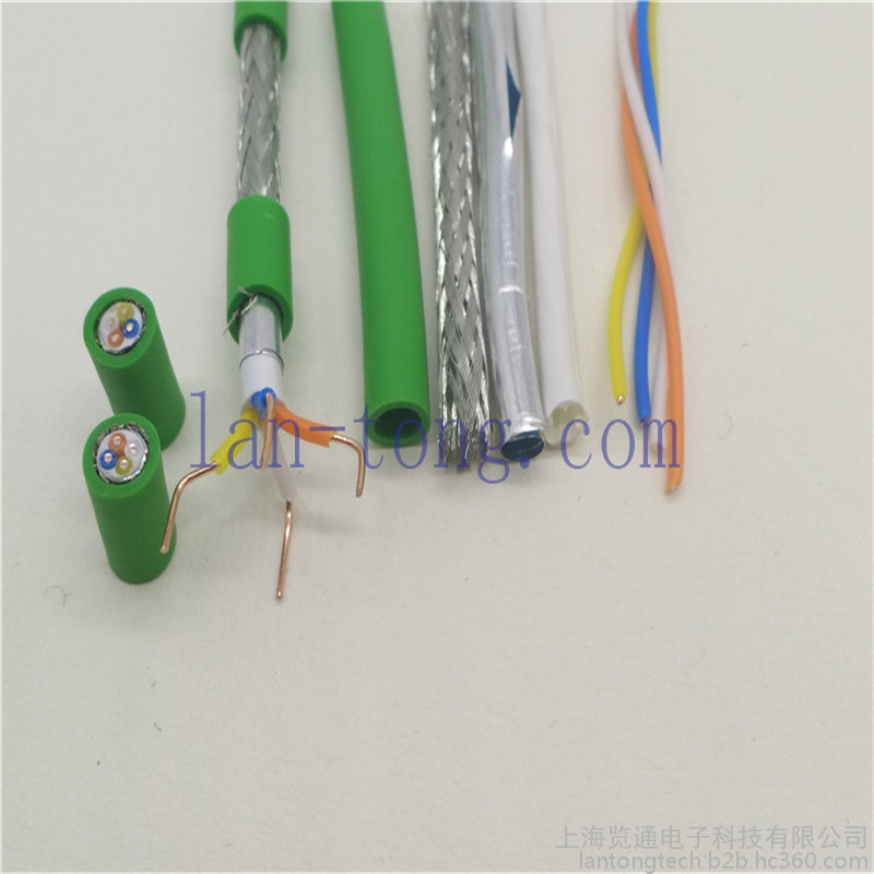profinet网络配置电缆 PN type a 4x22awg/1 PN4芯屏蔽网线 profinet网络电缆图2
