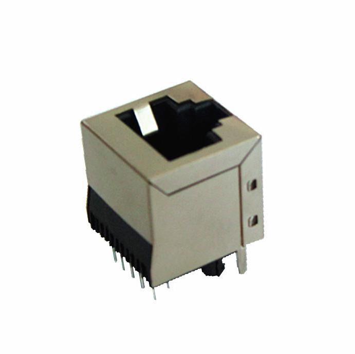 供应兴伸展电子10P10CLED显示屏蔽专用/10P10C网络母座/RJ45连接器网络插座/网络接口母座图3