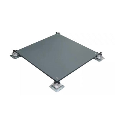 自力牌 OA网络活动地板全钢扣槽式网络活动地板钢地板防静电地板 500*500*28mm