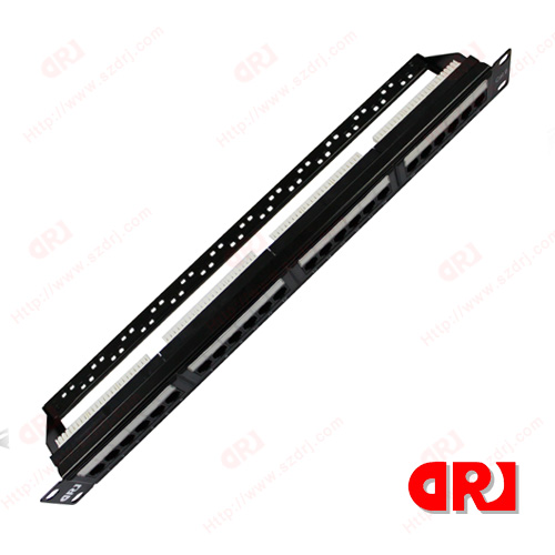 网络配线单元   /德瑞佳24口网络配线架/屏蔽配线架/屏蔽配线盘/配线盘图1