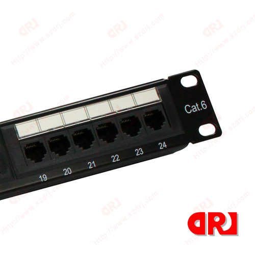 网络配线单元   /德瑞佳24口网络配线架/屏蔽配线架/屏蔽配线盘/配线盘图2