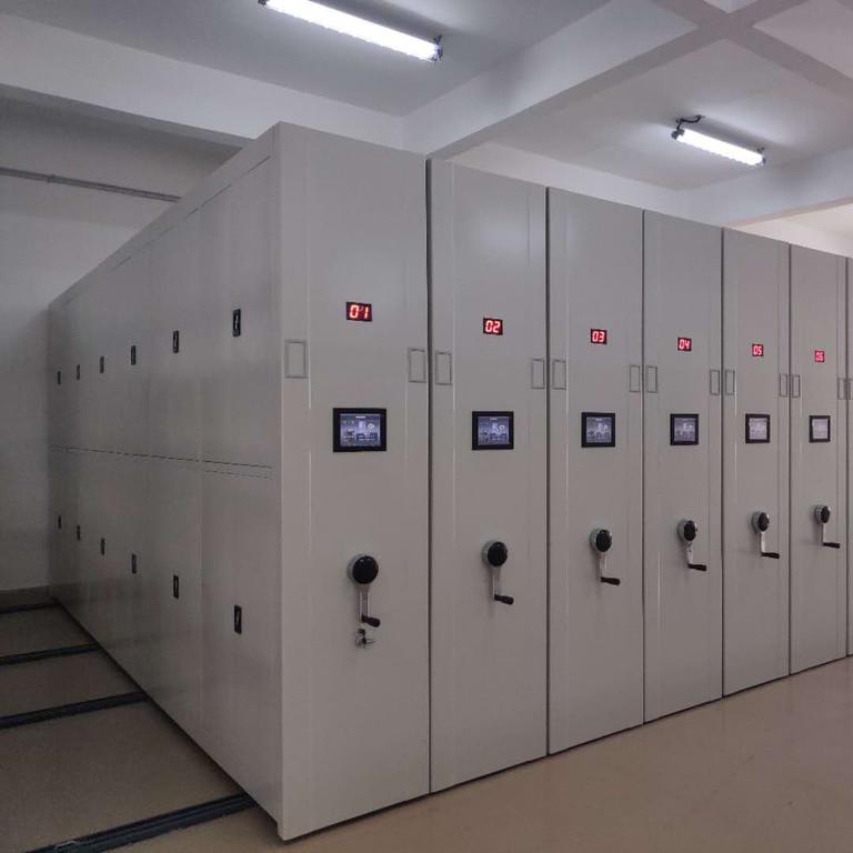 华鑫钢艺  D2型智能密集架  智能密集架厂家   欢迎电话咨询订制图2